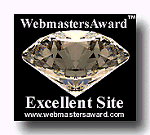 Webmaster Award - Excellent Site