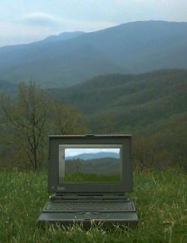 eNature - You're missing a nice shot of the mountains seen thru a laptop.
