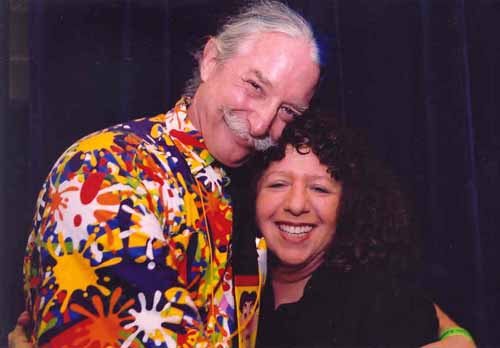 Dr. Patch Adams and former Asheville mayor Leni Sitnick