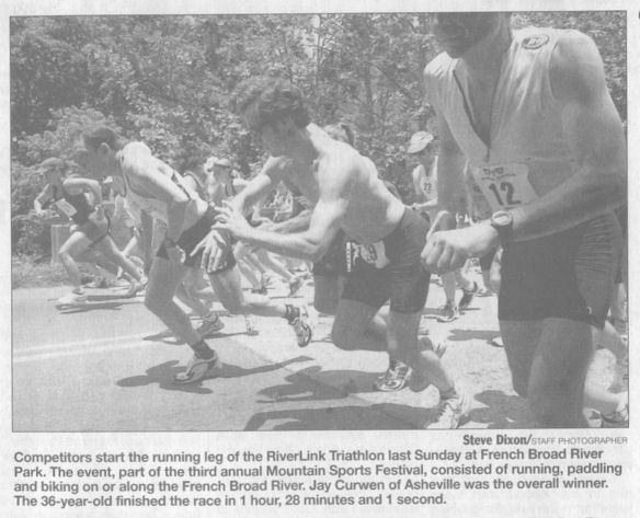 RiverLink start line