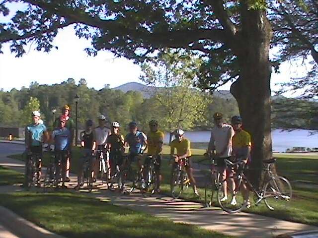 Group Ride at Biltmore Lake