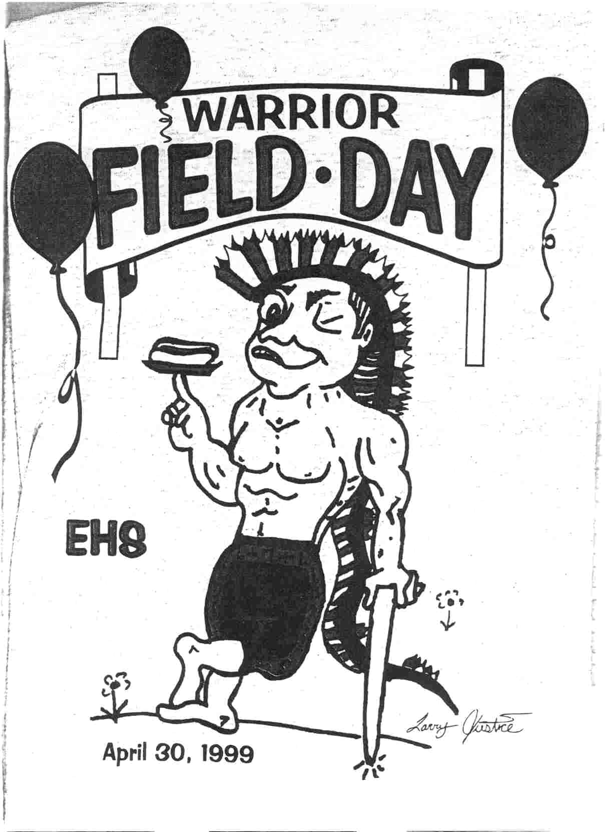 Erwin High 'Warrior Field Day' t-shirt
